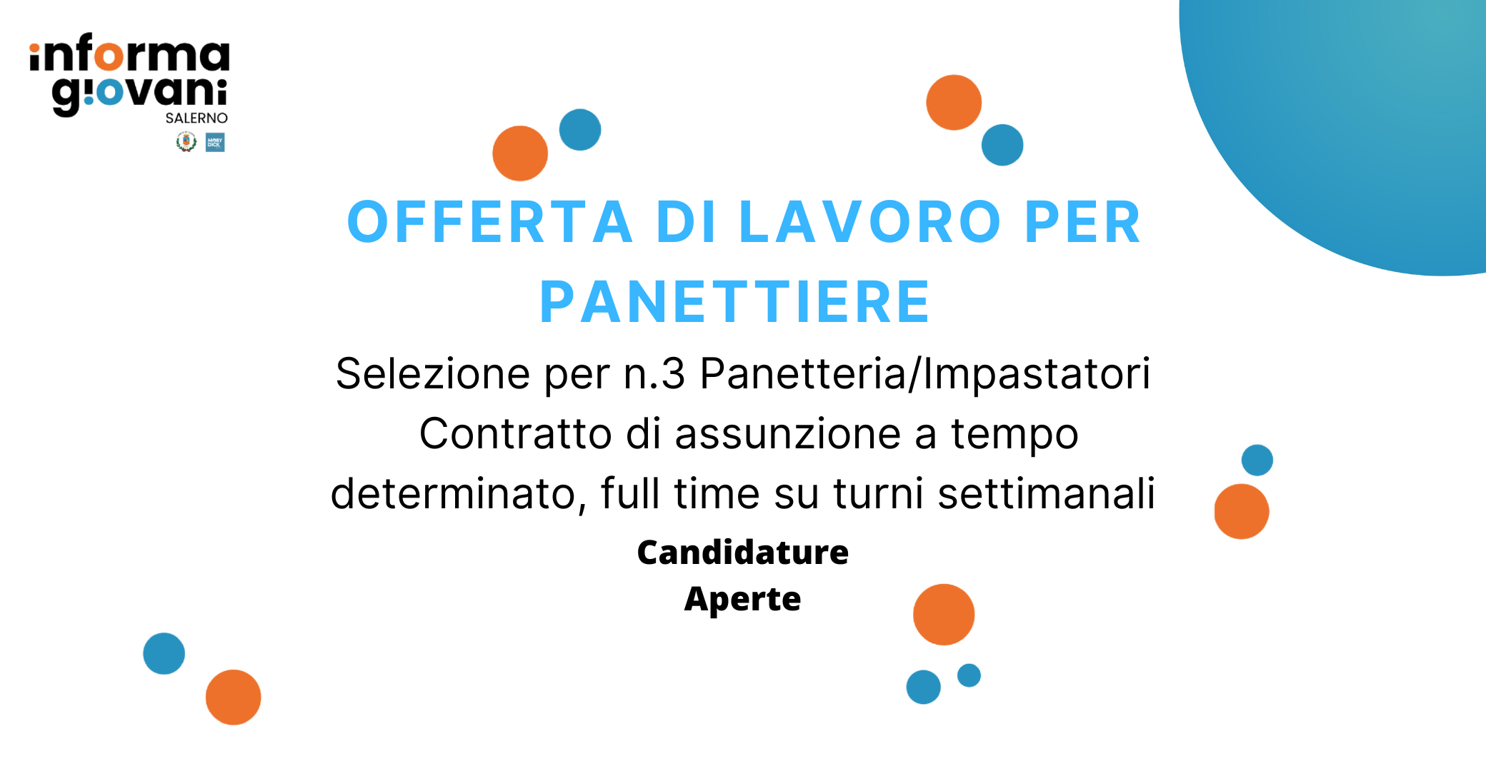 Offerta Di Lavoro Per Panettieri Impastatori Informagiovani Salerno