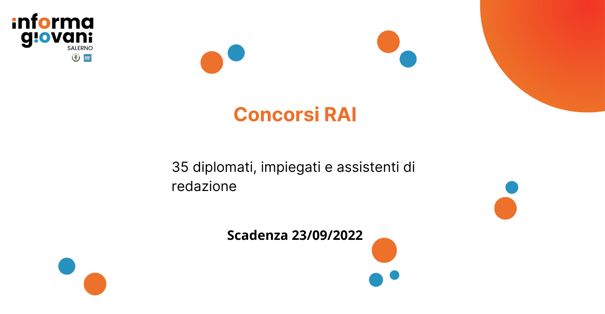 CONCORSI RAI Informagiovani Salerno