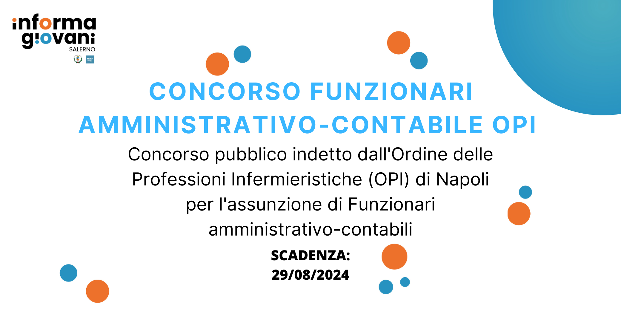 CONCORSO FUNZIONARI AMMINISTRATIVO-CONTABILE OPI 