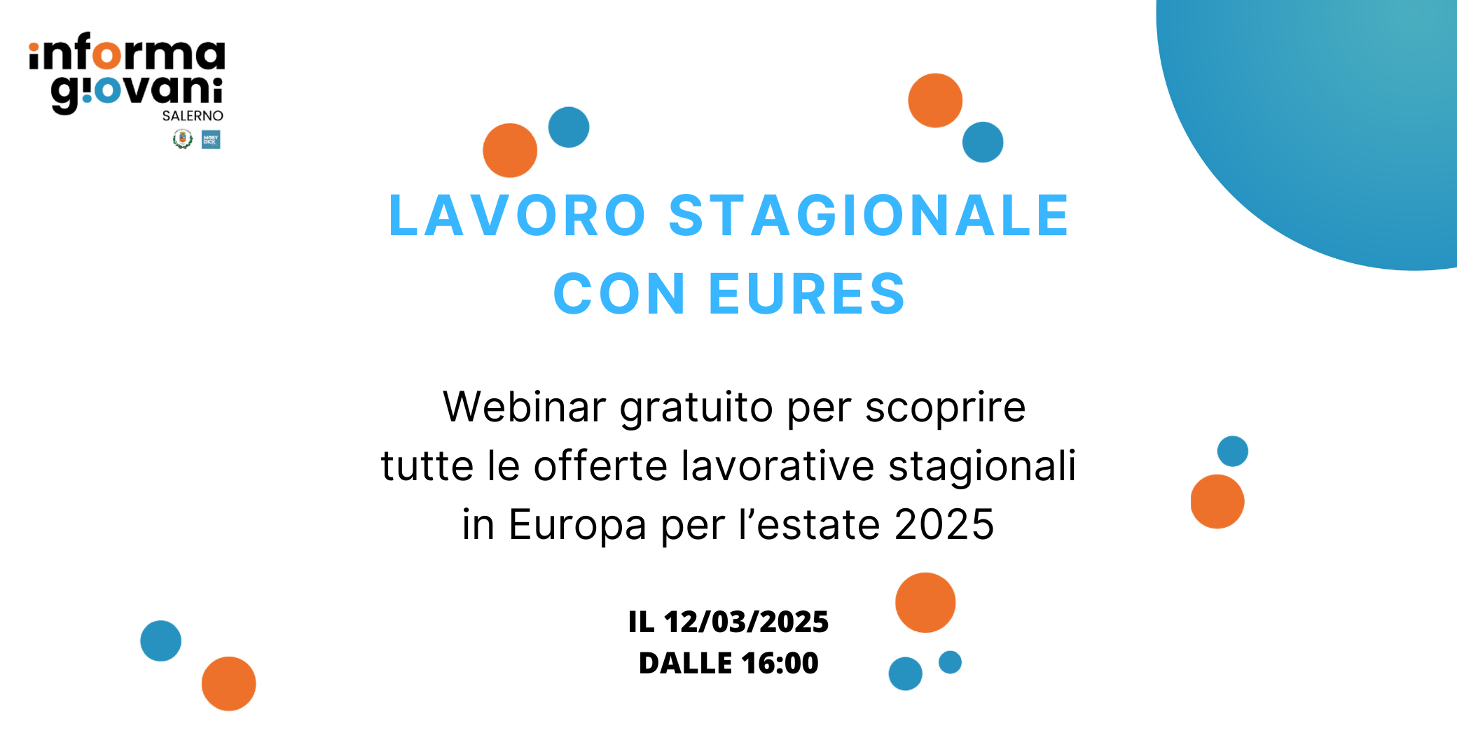 LAVORO STAGIONALE CON EURES